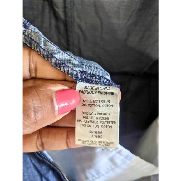 Theory Hadrine D Denim Romper Women’s Size 4 Dark Blue Sleeveless One Piece - Picture 6 of 12